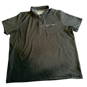 Men’s Hurley Black Polo - Nike Dri-Fit - Size XL - Size Extra Large